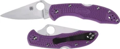 Spyderco Knives: Spyderco Delica 4 Lightweight, Purple, SP-C11FPPR -Knives Shop SP C11FPPR