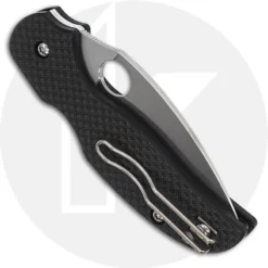 Spyderco Sage 5, SP-C123CFPCL -Knives Shop SP C123CFPCL CLOSED BACK 1