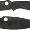 Spyderco Resilience Lightweight - C142PBBK - Value Folder - Black Plain Edge - Black FRN - Liner Lock Folding Knife