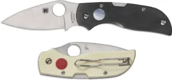Spyderco Chaparral Sun And Moon C152GSMP - White G10 Side With Red Sun Inlay - Black G10 Side With Pearl Moon Inlay - Lock Back 7 Spyderco Chaparral Sun And Moon C152GSMP - White G10 Side With Red Sun Inlay - Black G10 Side With Pearl Moon Inlay - Lock Back -Knives Shop SP C152GSMP
