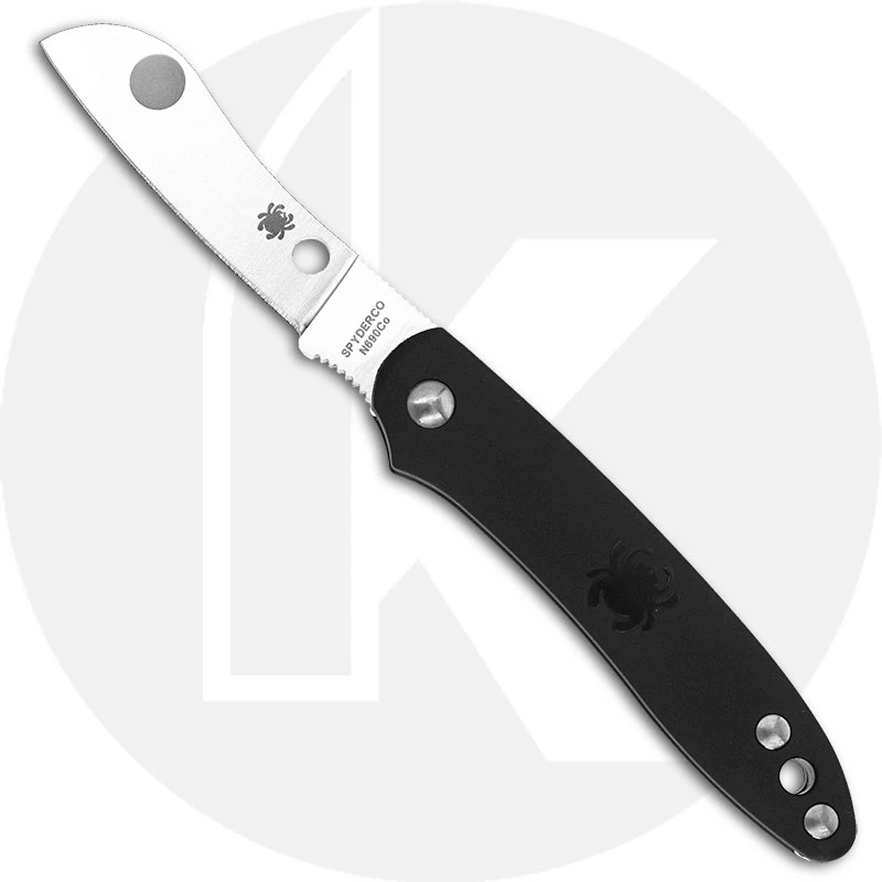 Spyderco Roadie Knife, Black FRN, SP-C189PBK 1 Spyderco Roadie Knife, Black FRN, SP-C189PBK