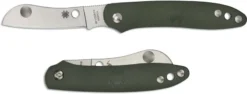 Spyderco Roadie Knife - C189PGR - Non Locking Sheepfoot - Olive Green FRN - Made In Italy 7 Spyderco Roadie Knife - C189PGR - Non Locking Sheepfoot - Olive Green FRN - Made In Italy -Knives Shop SP C189PGR