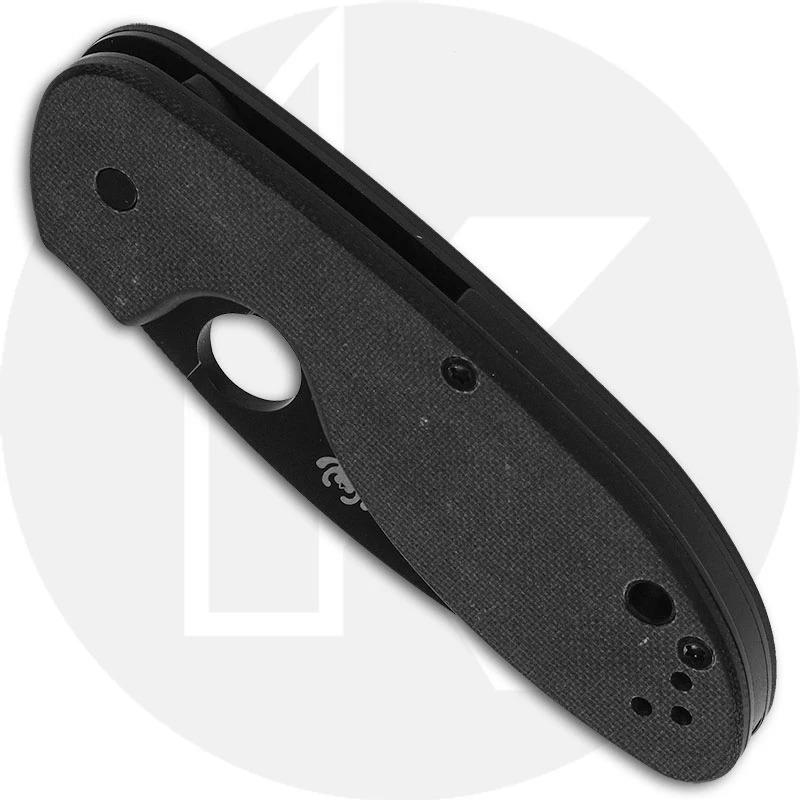 Spyderco C216GPBBK Efficient Knife 2.98 Inch Black Drop Point, Black G10 Handle 2 Spyderco C216GPBBK Efficient Knife 2.98 Inch Black Drop Point, Black G10 Handle - Image 2