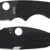 Spyderco Lil' Native Knife C230GPBBK Compact Folder Black DLC Blade Black G10 With Compression Lock