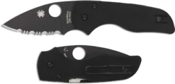 Spyderco Lil' Native Knife C230GSBBK Compact Folder Serrated Black DLC Blade Black G10 With Compression Lock 7 Spyderco Lil' Native Knife C230GSBBK Compact Folder Serrated Black DLC Blade Black G10 With Compression Lock -Knives Shop SP C230GSBBK