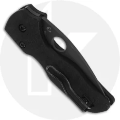 Spyderco Lil' Native Knife C230GSBBK Compact Folder Serrated Black DLC Blade Black G10 With Compression Lock 6 Spyderco Lil' Native Knife C230GSBBK Compact Folder Serrated Black DLC Blade Black G10 With Compression Lock -Knives Shop SP C230GSBBK CLOSED BACK