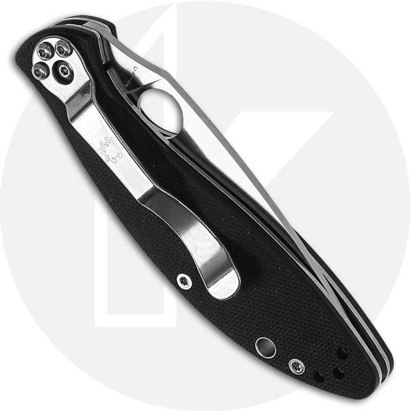 Spyderco Astute Knife C252GP - Value Folder - Drop Point Blade - Black G10 Handle - Liner Lock 3 Spyderco Astute Knife C252GP - Value Folder - Drop Point Blade - Black G10 Handle - Liner Lock - Image 3