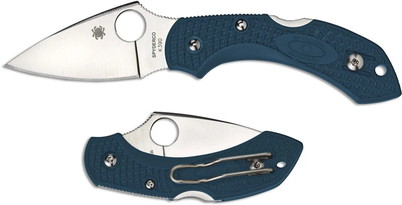 Spyderco Dragonfly 2 Lightweight K390 - C28FP2K390 - K390 Leaf Blade - Blue FRN - Lock Back 4 Spyderco Dragonfly 2 Lightweight K390 - C28FP2K390 - K390 Leaf Blade - Blue FRN - Lock Back - Image 4