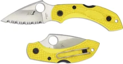 Spyderco Dragonfly2 Salt Knife, Serrated, SP-C28SYL2 -Knives Shop SP C28SYL2