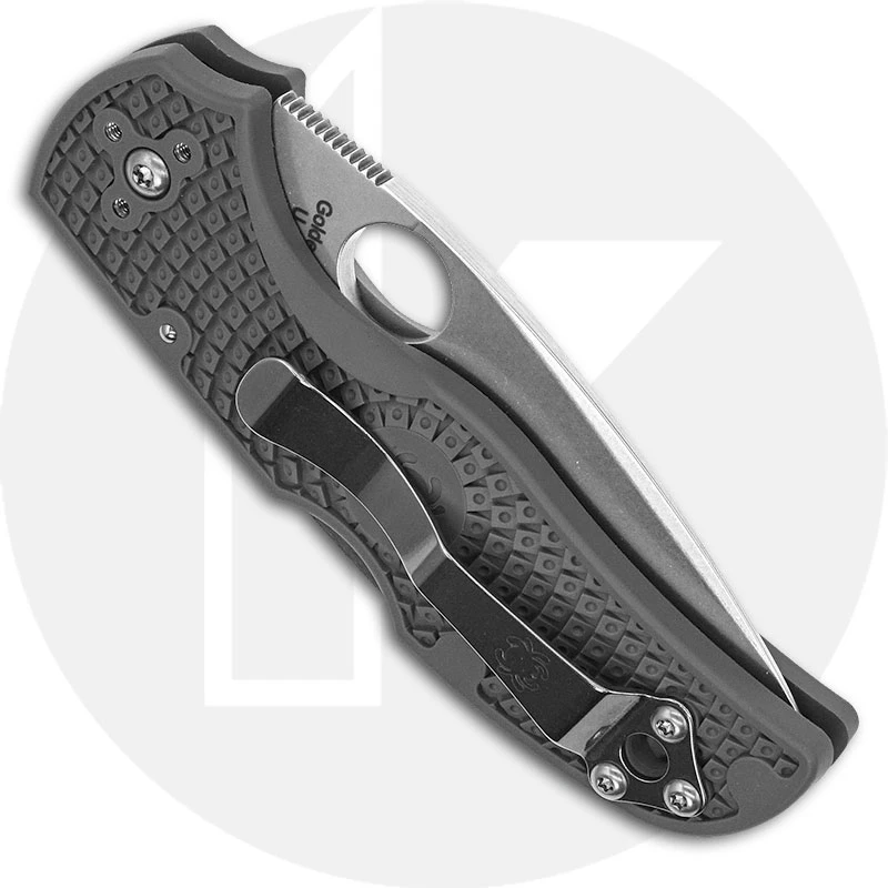 Spyderco C41PGY5 Native 5 Knife, 2.95 Inch Maxamet Steel Blade, Gray FRN Handle 3 Spyderco C41PGY5 Native 5 Knife, 2.95 Inch Maxamet Steel Blade, Gray FRN Handle - Image 3