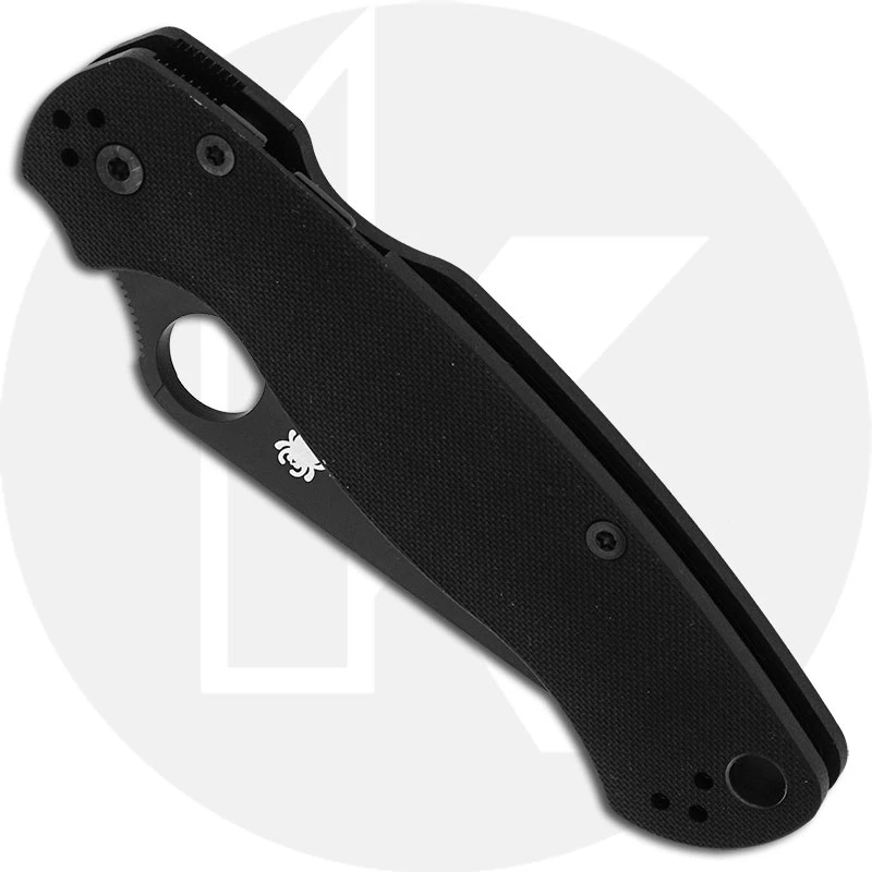 Spyderco Para Military 2 Knife - Black CPM S45VN Blade - SP-C81GPBK2 2 Spyderco Para Military 2 Knife - Black CPM S45VN Blade - SP-C81GPBK2 - Image 2