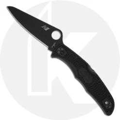 Spyderco Pacific Salt 2 C91PBBK2 - Plain Edge Black H1 Blade - Black FRN - Lock Back