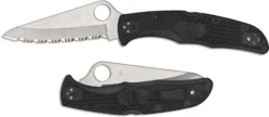Spyderco Pacific Salt 2 C91SBK2 - Serrated Satin H1 Blade - Black FRN - Lock Back 7 Spyderco Pacific Salt 2 C91SBK2 - Serrated Satin H1 Blade - Black FRN - Lock Back -Knives Shop SP C91SBK2