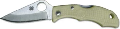 Spyderco Ladybug 3 Knife LPGITD3 - Saber Ground VG10 - Glow In The Dark FRN