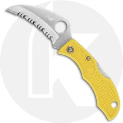 Spyderco Knives: Spyderco Ladybug3 Hawkbill Salt Knife, SP-LYLS3HB