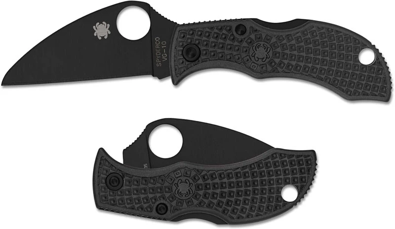 Spyderco Manbug Lightweight Knife - MBKWPBK - Black VG-10 Wharncliffe - Black FRN - Lock Back 1 Spyderco Manbug Lightweight Knife - MBKWPBK - Black VG-10 Wharncliffe - Black FRN - Lock Back
