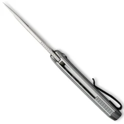 CIVIVI Odium Knife C2010A - Stonewash D2 Drop Point - Gray G10 - Liner Lock Flipper Folder -Knives Shop WE C2010A TOP