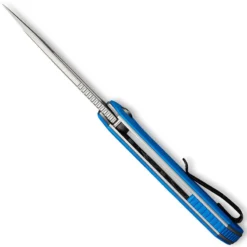 CIVIVI Odium Knife C2010C - Stonewash D2 Drop Point - Blue G10 - Liner Lock Flipper Folder -Knives Shop WE C2010C TOP