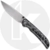 CIVIVI Imperium C2106B - Stonewash Nitro-V - Shredded Carbon Fiber And Silvery Shred Resin - Liner Lock - Front Flipper Folder