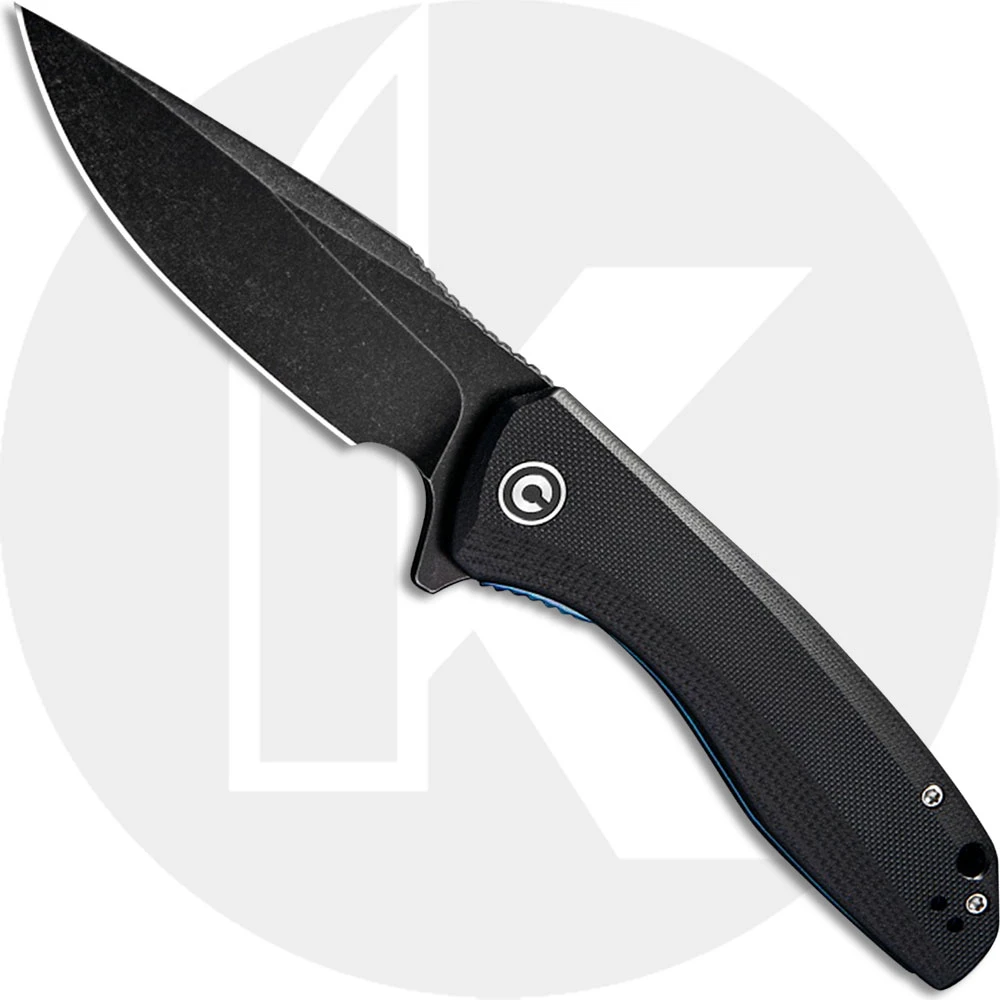 CIVIVI Baklash Knife C801H - Black Stonewash Drop Point - Black G10 - Liner Lock Flipper Folder 1 CIVIVI Baklash Knife C801H - Black Stonewash Drop Point - Black G10 - Liner Lock Flipper Folder